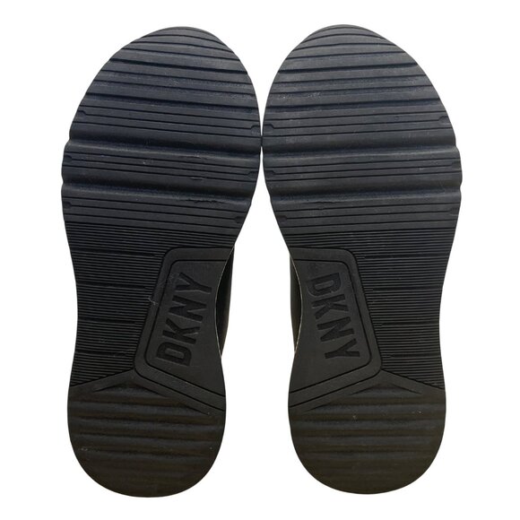 DKNY Women’s Black Slip-On Logo Signature Athletic Nora Sneakers Size 7.5M - Picture 8 of 8